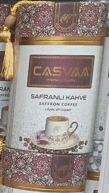 Кофе CASVAA Safranlı Kahve с шафраном 250 г