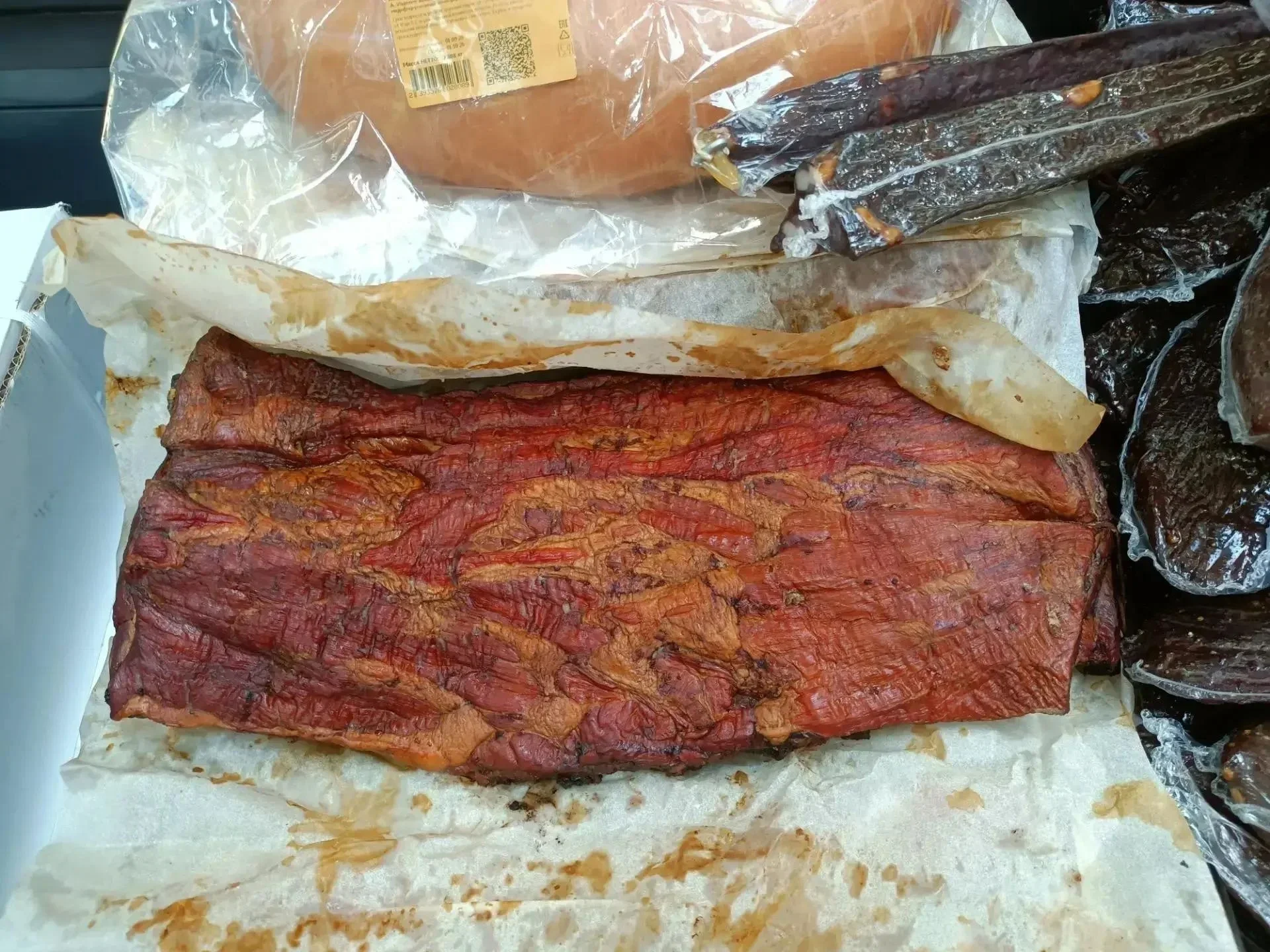 Рёбра запечённые мясные