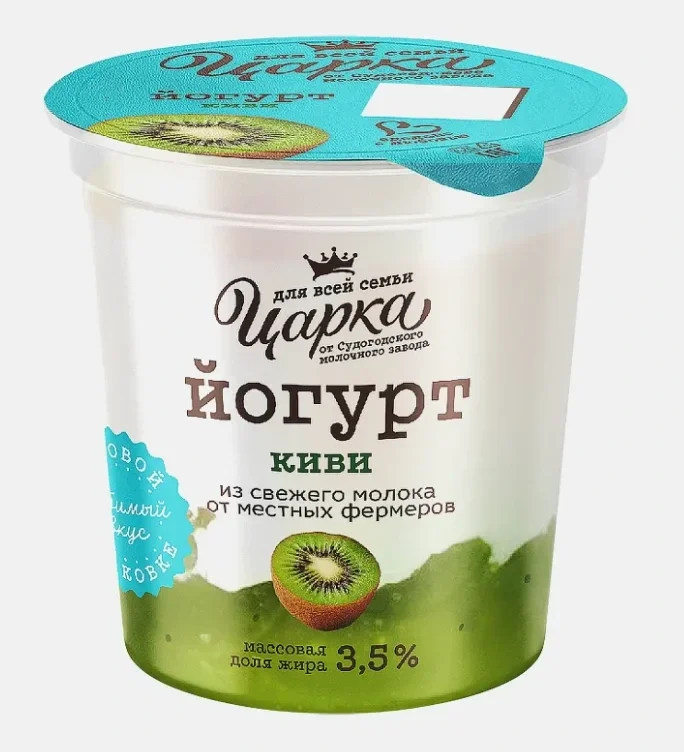 Йогурт Царка 3,5% 400 г киви
