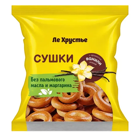 Сушки с ароматом ванили ЛеХрустье 200 г